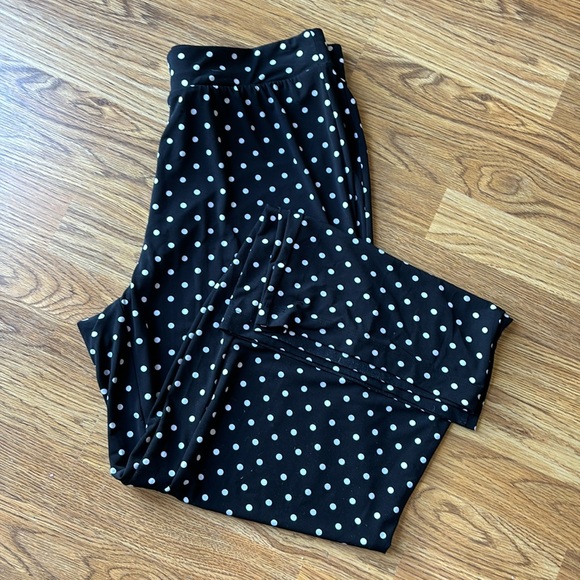 Chicos Wide Leg Polka Dot Trousers - Picture 5 of 5